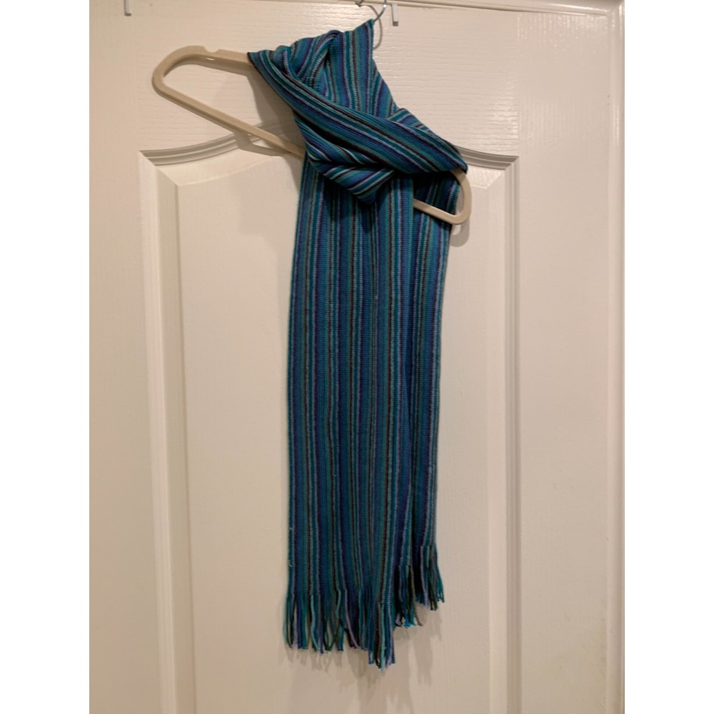 Coldwater Creek Woman Long Rectangular Fashion Scarf Multicolor 11"x74"‎